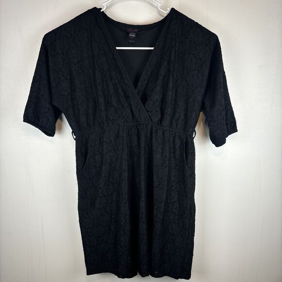 Dresses & Skirts - Torrid Dress Black‎ Lace Half Sleeve Knee Length- No Belt Included SZ 3X